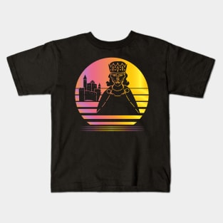 Architects of the West Kingdom Synthwave - Board Game Inspired Graphic - Tabletop Gaming  - BGG Kids T-Shirt